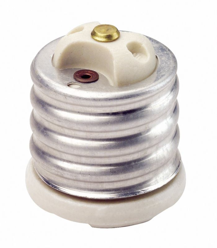 Leviton 8681 Glazed Porcelain Incandescent Lampholder Adapter - Durable & Versatile Lighting Solution