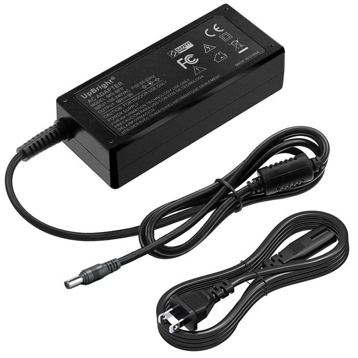 UpBright 24V 2.5A AC/DC Adapter for LG LED HDTVs - Compatible with 26LV2500, 22LE5500 & More