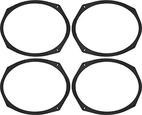 6x9 Speaker Spacers Depth Extender Rings 1/4 thick SSK69 Stackable Ideal for Framing Fiberglass Enclosures 2 Pair
