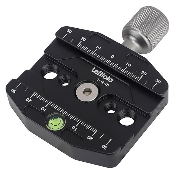 70mm Quick Release Clamp with Arca Swiss Plate for Tripod Ballhead and Monopod Universal Quick Change Seat