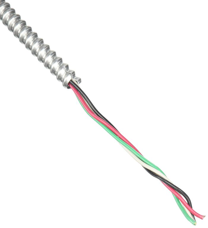 Buy Southwire 68582622 50 ft. 14-3 Solid CU Armorlite Metal-Clad Cable - Durable Aluminum Wiring Solution