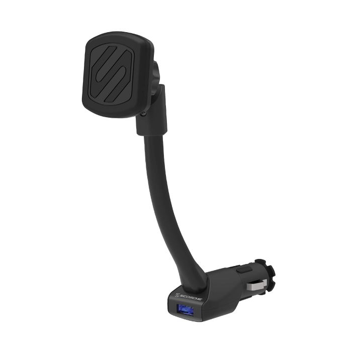 Scosche MAG12V-XCES0 MagicMount: Universal Magnetic Car Phone Holder with USB Charger for iPhone, iPad & All Devices