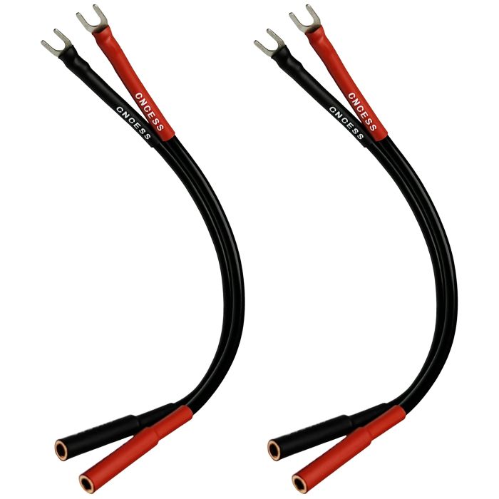 Buy CNCESS CESS-083 Female Banana Jack to Spade Plug for Speaker Cable - Small Spade Connector