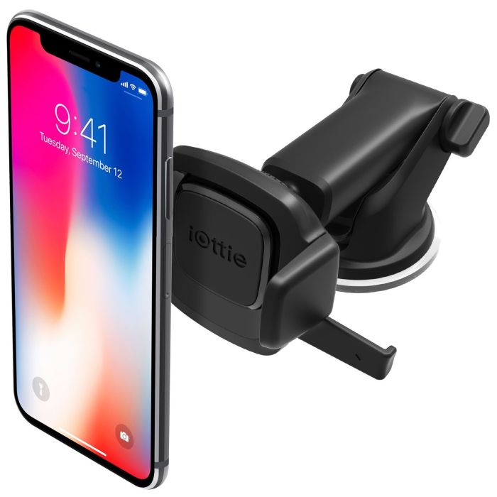 iOttie Easy One Touch Mini Car Mount: Best Phone Holder for iPhone Xs Max, Galaxy S10, Note 9 & More