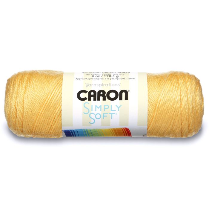 Buy Caron H9700-9755 Simply Soft Solids Yarn 6 oz in Sunshine - Perfect for Knitting & Crochet Projects