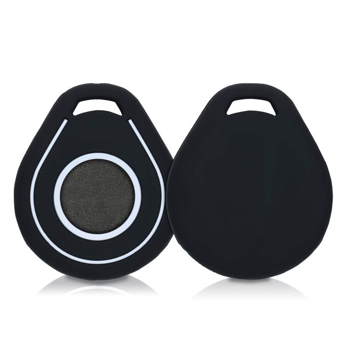 KWMobile Silicone Cover for Harley Davidson Key Fob - Protective Soft Case in Black/White