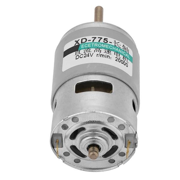 High Power 775 DC Motor with Extension Shaft - 12V/24V, 20000 RPM for Optimal Performance