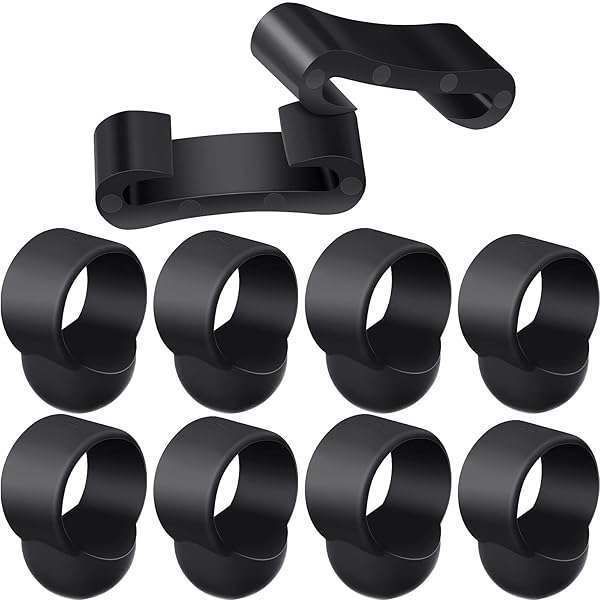 8 Steel Tongue Drum Finger Sleeves & Drumstick Holders - Silicone Picks for Percussion Instruments