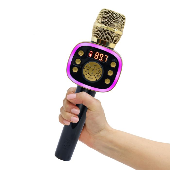 Carpool Karaoke Machine 2.0: Wireless Mic for Kids & Adults - Perfect White Elephant Gift with Voice Effects!