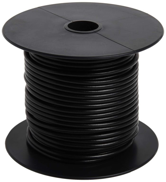 Southwire 55667123 14-Gauge Black Primary Wire Bulk Spool - 100 Feet for Electrical Projects