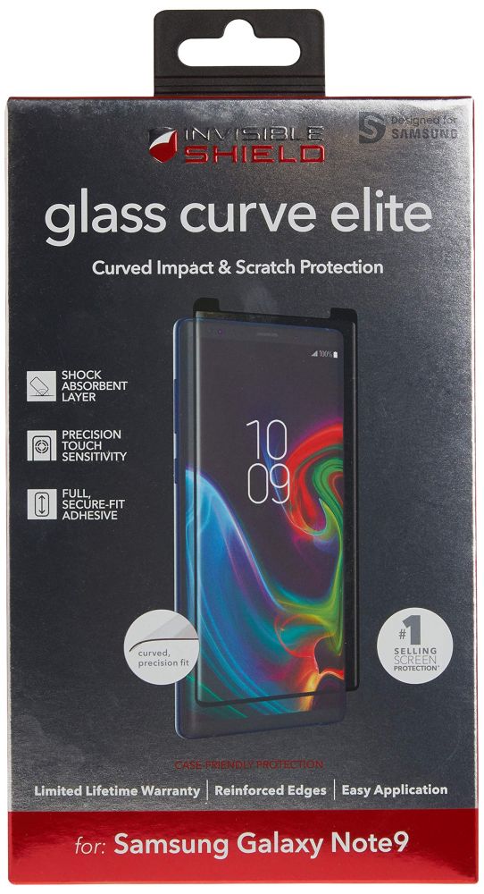 ZAGG InvisibleShield Glass Curve Elite: Best Screen Protector for Samsung Galaxy Note 9