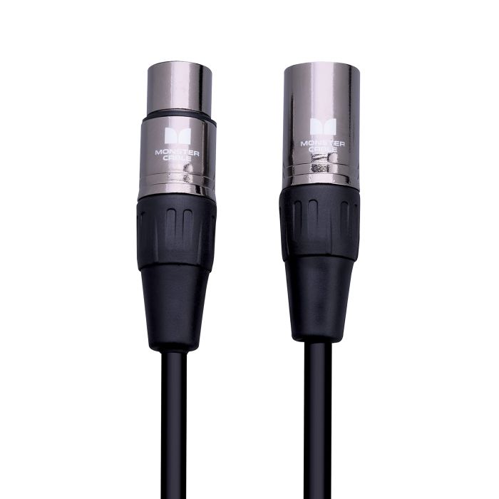 Monster Prolink Classic 100ft XLR Microphone Cable - Silver Contact, 95% Copper Shield, MultiTwist Design