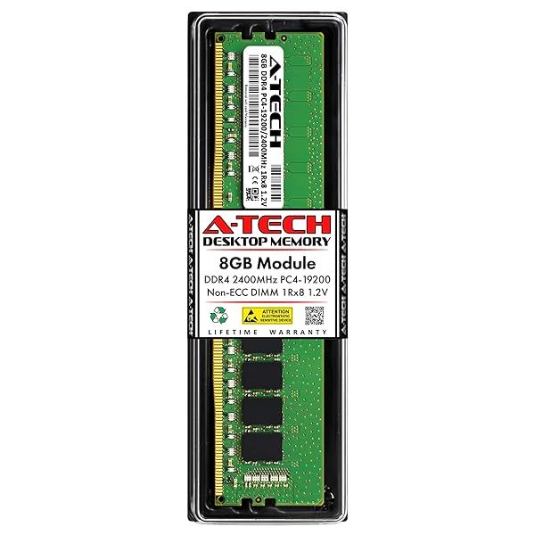A-Tech 8GB DDR4 2400MHz RAM Replacement for Samsung M378A1K43CB2-CRC Non-ECC 288-Pin DIMM Memory Module