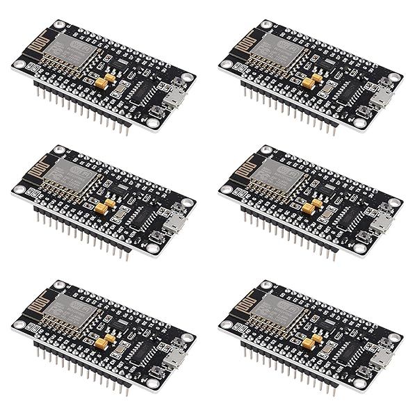 ACEIRMC ESP8266 Serial Wireless Module ESP12E NodeMcu V3 Lua WiFi Development Board Compatible with Arduino IDE MicroPython Pack of 6