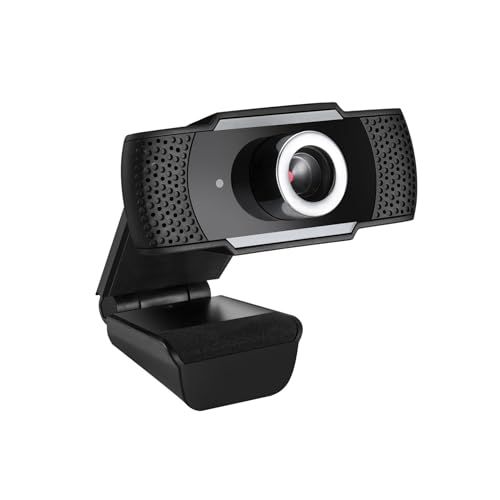 ADESSO CyberTrack H4 Webcam: 1080P HD USB Webcam with Built-in Microphone for Clear Video Calls