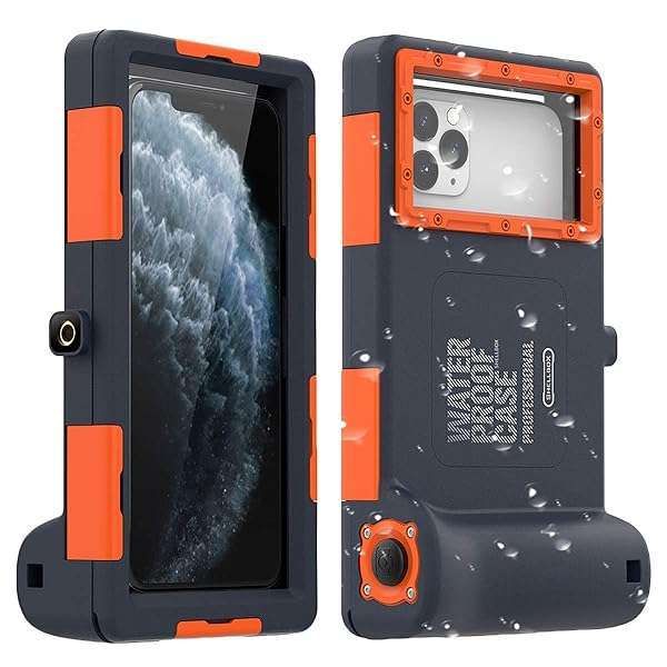 Universal Waterproof Underwater Case for iPhone & Galaxy - AICase Diving Housing Up to 50ft for iPhone 13/12/11 & More