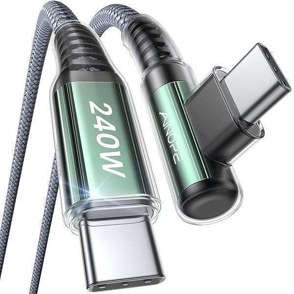 AINOPE 240W USB C to USB C Cable 3.3ft - Fast Charging for MacBook, iPad Pro, Samsung S23/22/21/20