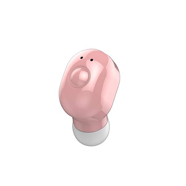 AIYIBEN Wireless Earbuds: Sport Bluetooth Headset with 3D Stereo Sound & Built-in Mic - 4-5 Hours Playtime (Pink)