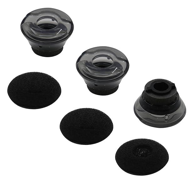 ALXCD Gel Eartips for Voyager 5200 - Soft Gel & Foam Tips (S/M/L) for Ultimate Comfort & Fit