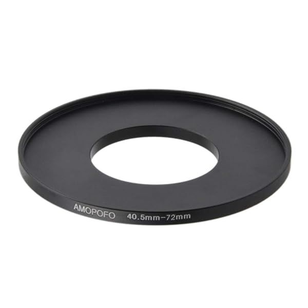 AMOPOFO 40.5mm to 72mm Step Up Ring Filter Adapter for 72mm UV ND CPL Filters Durable Metal Design