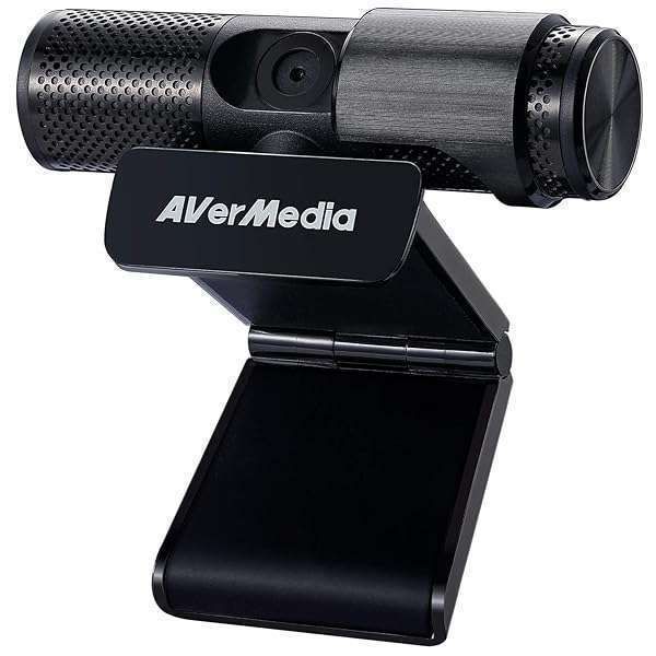 AVerMedia Live Streamer Cam 313: Full HD 1080P Webcam with Privacy Shutter & Dual Microphone for Video Conferencing