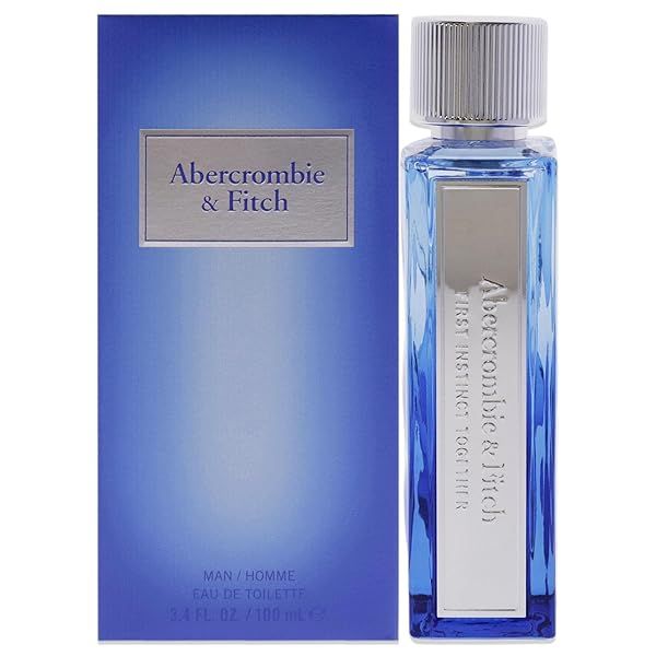 Abercrombie & Fitch First Instinct Together Men EDT Spray 3.4 oz - Fresh Fragrance for Him
