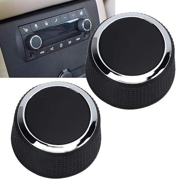 Acouto Rear Radio Volume Control Knobs Button 22912547 for 2007-2011 for 2007-2013 for Encalve 2009-2013 for 2009-2013 for 2007-2013