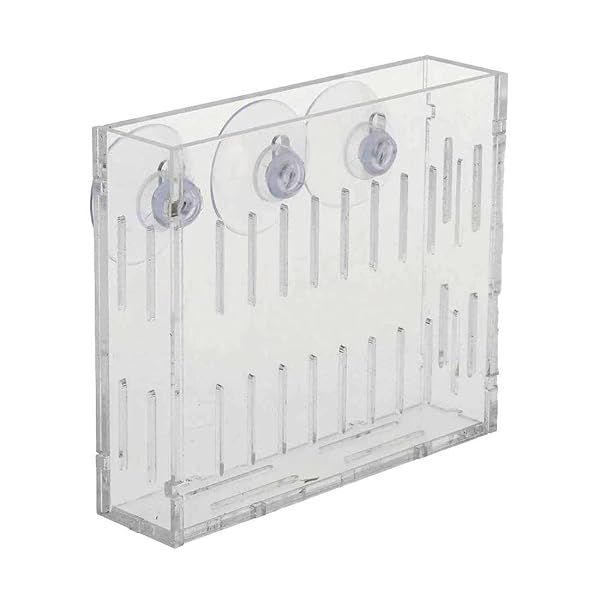 Acrylic Aquatic Plant Cup for Fish Tank Perfect Grass Holder Pot for Aquarium Plants