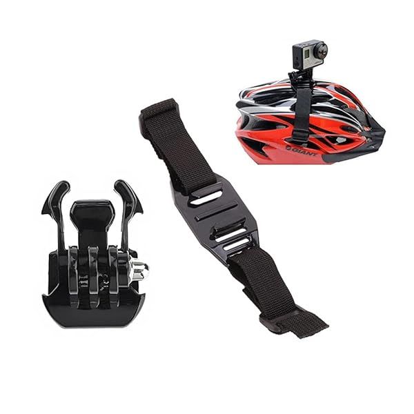 Acxico Vented Helmet Strap Mount for GOPRO Camera with Quick Release Buckle Set