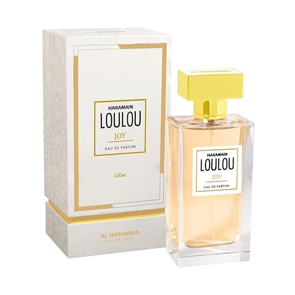 Al Haramain Loulou Joy Perfume - Long Lasting Unisex Body Spray with Grapefruit, Jasmine & Patchouli - 3.33 oz EDP
