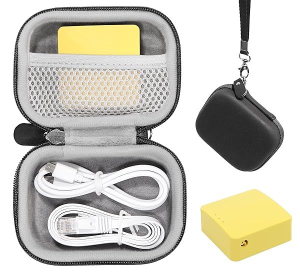 Alltravel Case for GL.iNET GL-MT300N-V2 Wireless Mini Portable Travel Router and Compatible Models Mobile Hotspot Case