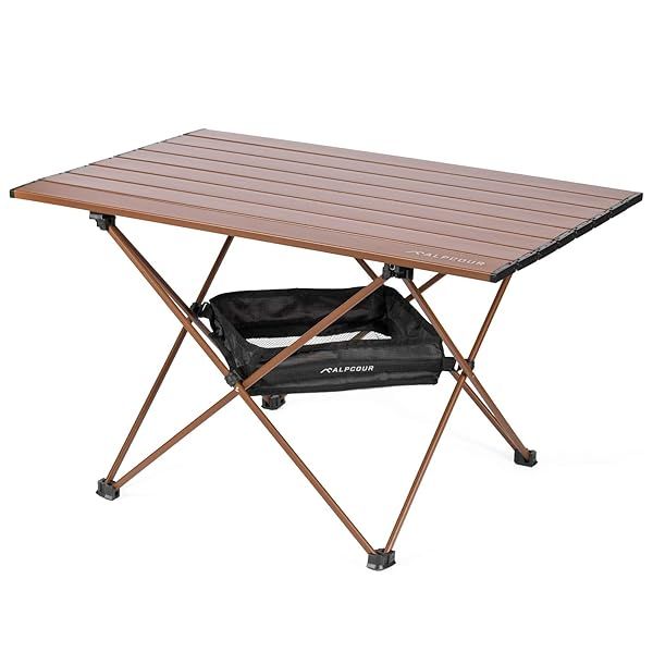Alpcour Portable Camping Table: Lightweight, Compact & Durable for BBQs, Tailgates & Outdoor Adventures