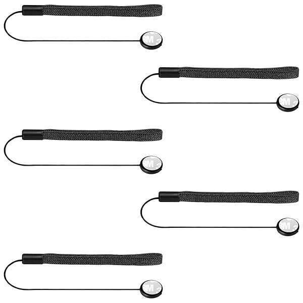 Altura Photo Lens Cap Leash - 5 Pcs Keeper Tether for Canon, Sony, Nikon, Sigma & Tamron Cameras