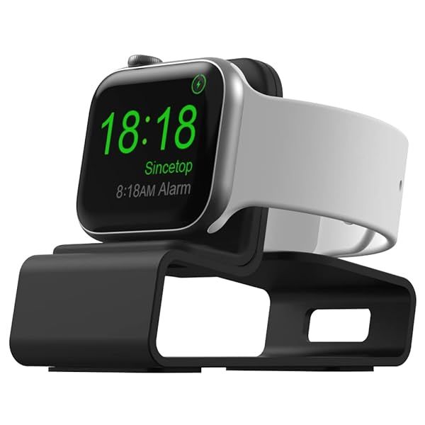 Aluminum Charging Stand Compatible with Apple Watch Ultra 2 1 SE 10 9 8 7 6 5 4 3 2 1, Desk Charger DockandHolder Nightstand for iWatch 49 46 42 45