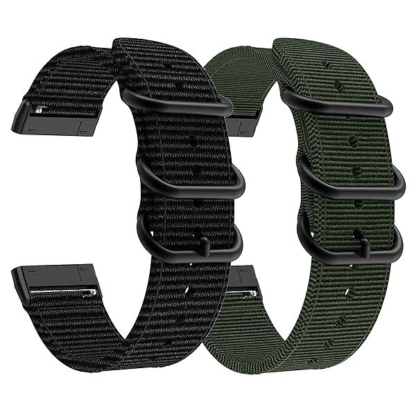 Anrir for Fitbit Versa 4 Bands, Woven Nylon Replacement Watch Strap for Fitbit Versa 4 Versa 3, Fitbit Sense 2 Sense Bands for Women Men-2Pack