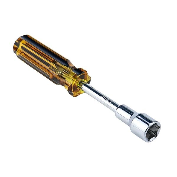 Antrader 12 mm Socket Wrench Screwdriver, High-carbon Steel Hex Nut Driver Non-Magnetic Tip Carburetor Adjustment Tool with 79mm Shaft