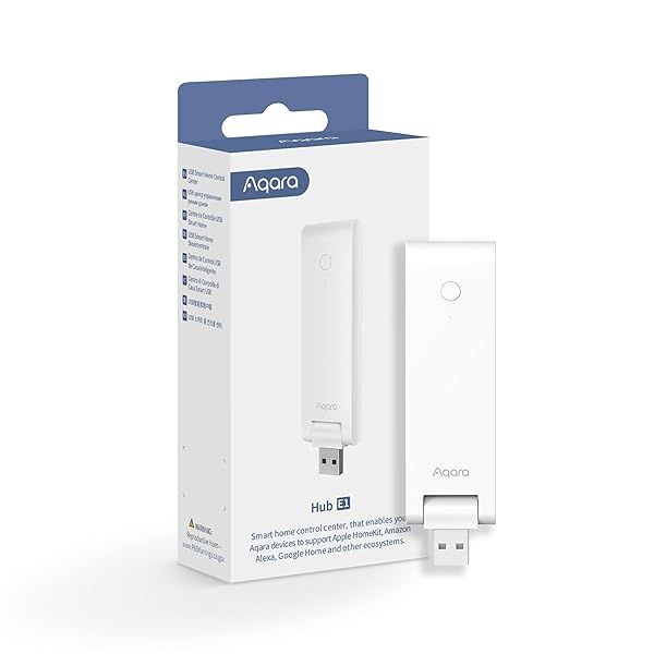 Buy Aqara Smart Hub E1: Compact Zigbee 3.0 Hub for HomeKit, Alexa & Google Assistant - USB Powered, 2.4 GHz Wi-Fi