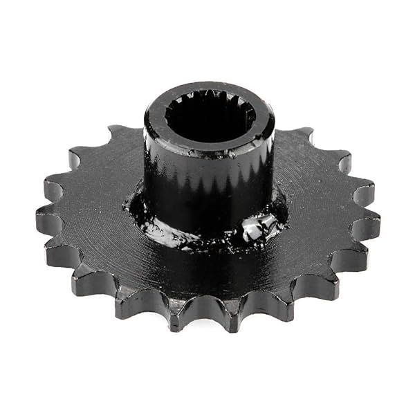 Aramox 19 Tooth Front Sprocket for GY6 ATV & Go-Kart - 428 Chain Gear Wheel for Taotao Quad