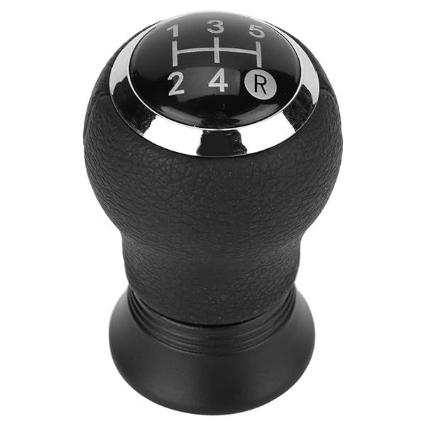Upgrade Your Toyota: Aramox 5-Speed Gear Shift Knob Replacement (2005-2010) - Stylish Leather Car Modification