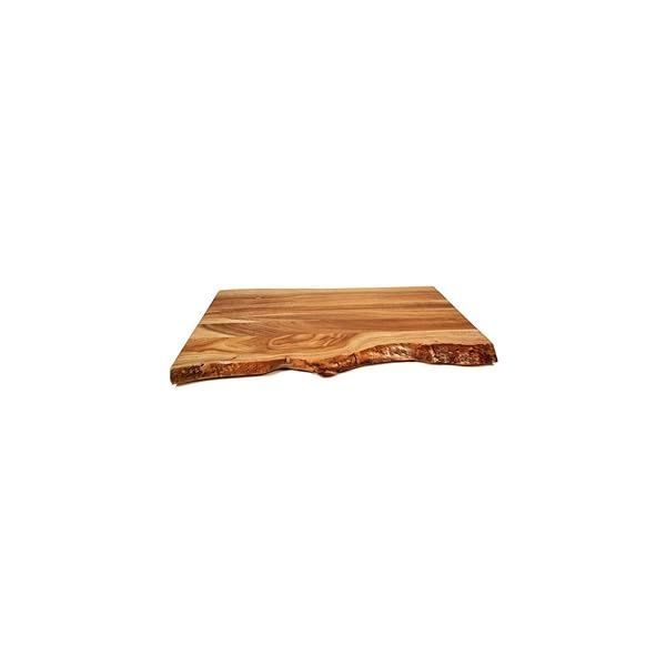 Architec Gripperwood Acacia Cutting Board with Non-Slip Feet 11x17 for Safe and Easy Food Preparation