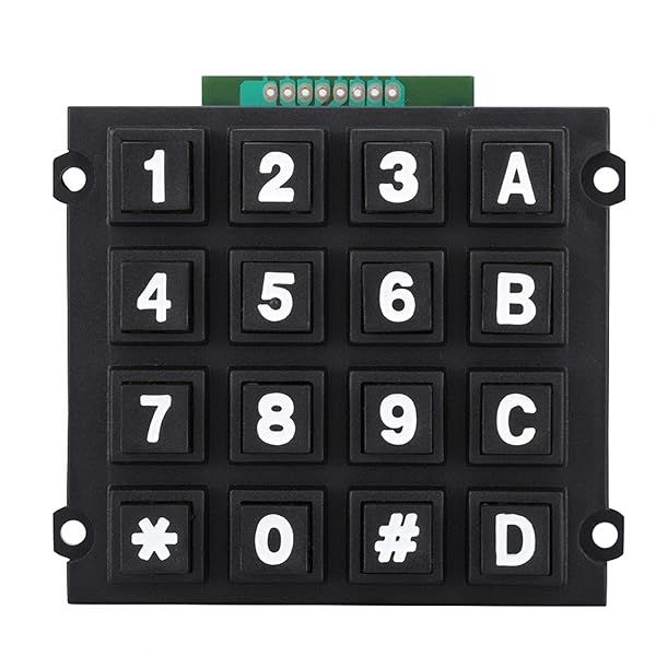 Archuu 4x4 Keypad MCU Board: 16-Key Tactile Keypad Module for Easy MCU Integration
