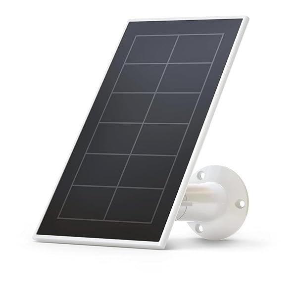 Arlo Essential Solar Panel Charger - Weather Resistant, 8ft Cable, Adjustable Mount for Essential & XL Cameras - VMA3600