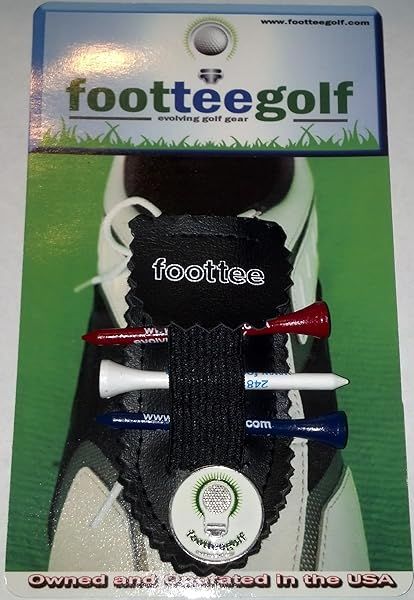 Artist Unknown Foot Tee Golf - Premium Black Golf Shoe Tee Holder for Ultimate Performance