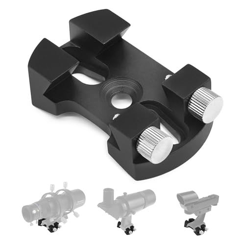 Astromania Quick Release Finder Shoe Base for Schmidt Cassegrain Telescopes - MQR III & IV Compatible - Black