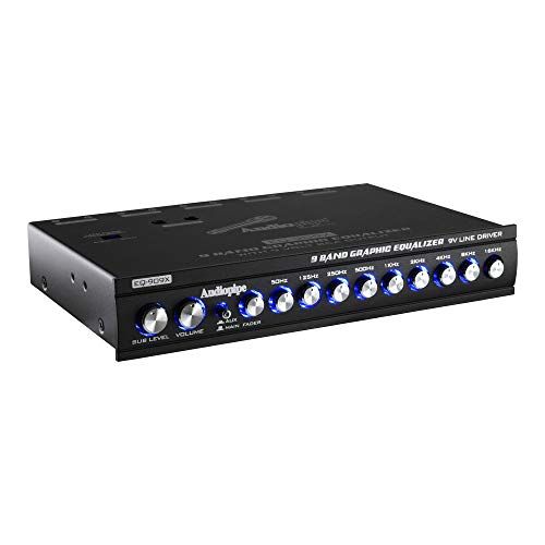 Audiopipe 9 Band Equalizer for Superior Sound Control and Enhanced Audio Experience