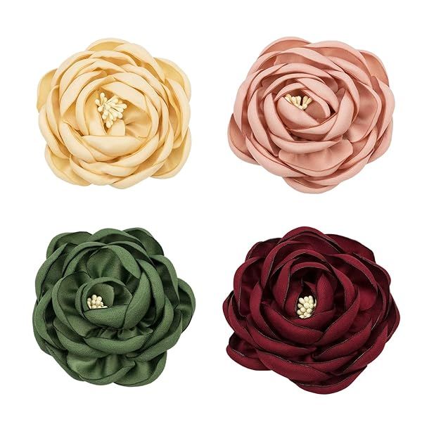 Awgusu Pet Collar Charms Flower Accessories for Dog Collars Set of 4