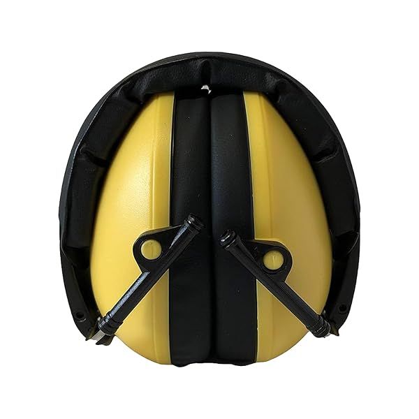 BANZ Kids Headphones: Adjustable Hearing Protection Earmuffs for All Ages - Block Noise at Concerts, Movies & More (Yellow)