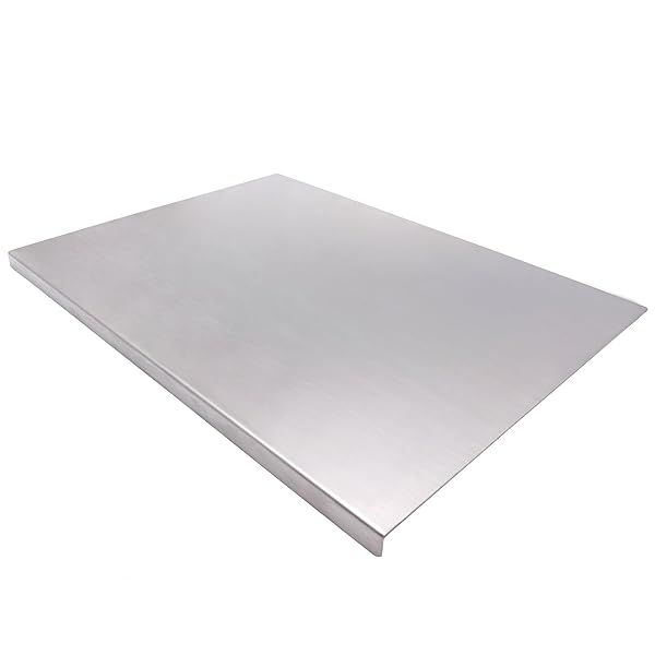 BILLAMB Large Stainless Steel Cutting Boards for Kitchen Ideal for Meat Fruits Vegetables and Baking 50 x 40cm