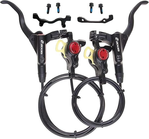BUCKLOS MTB Hydraulic Disc Brakes Set - 800mm Front & 1450mm Rear for E-Bikes & Fat Bikes