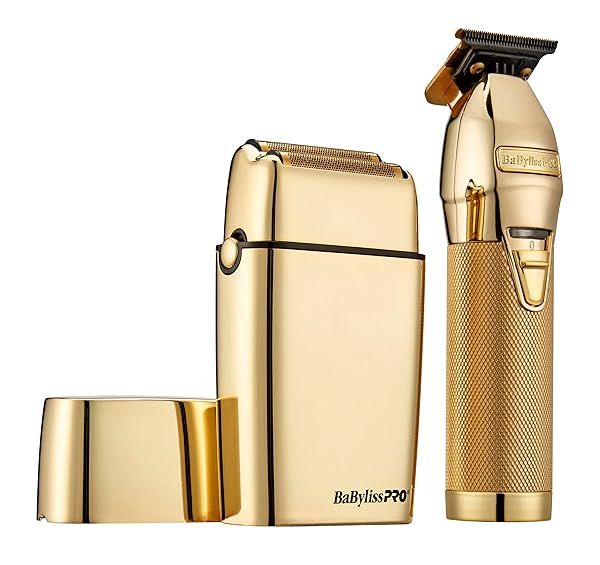 BaBylissPRO LIMITEDFX Gold Trimmer & Shaver Prepack - Ultimate Grooming Tool